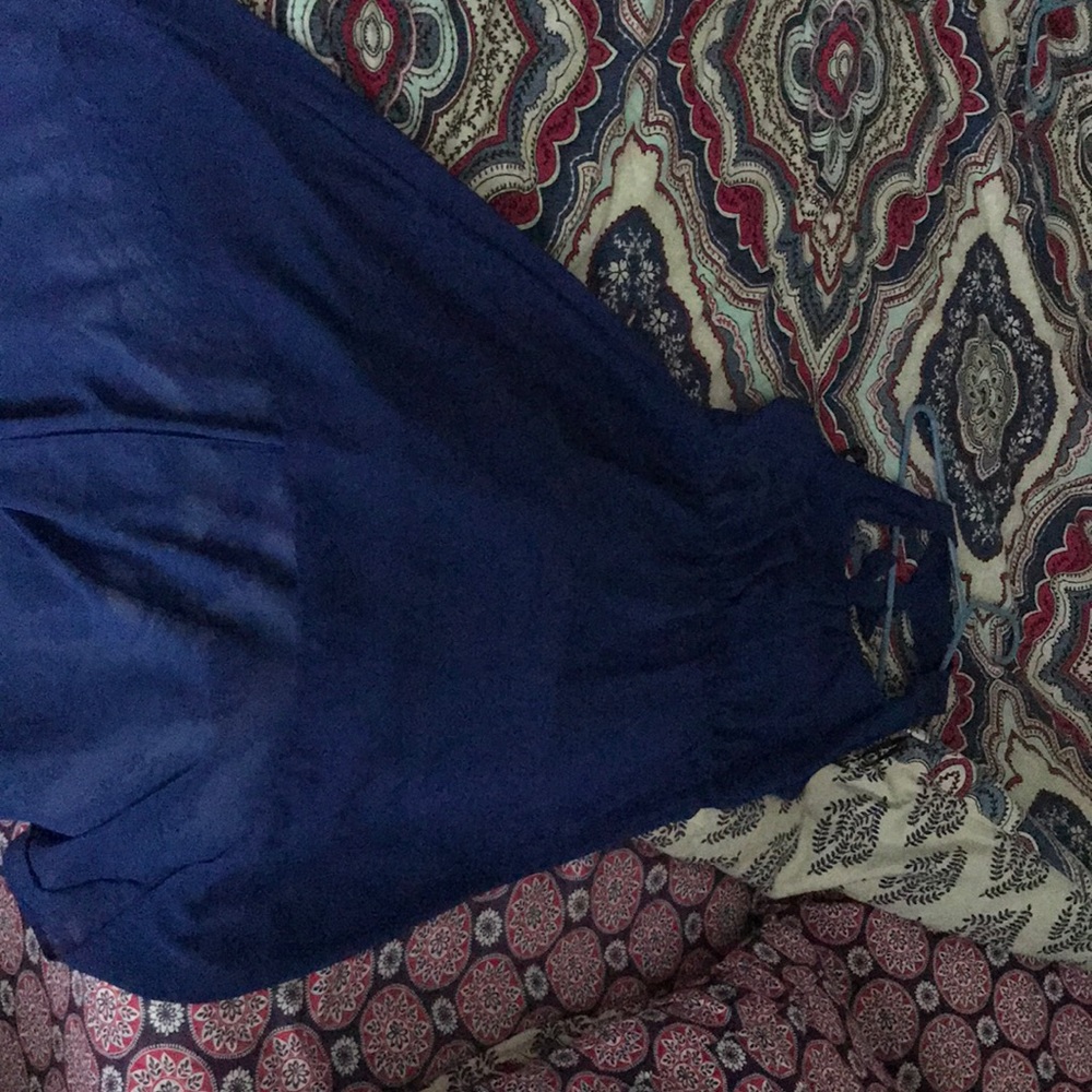 brand mine dark blue dress